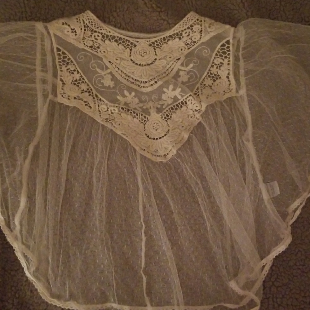 Sheer Mesh blouse
